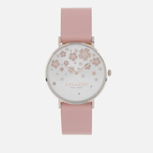Coach Women's Perry Leather Strap Watch - Pink