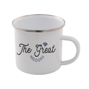 The Great Indoors Enamel Mug – White