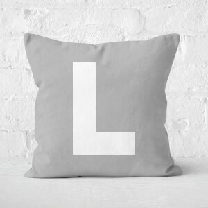 Letter L Square Cushion