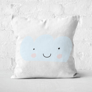 Light Blue Cloud Square Cushion