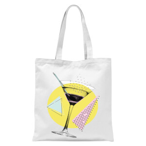 Martini Tote Bag - White