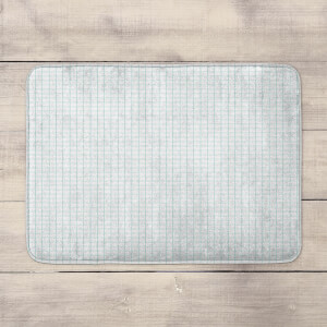 Grid Pattern Bath Mat