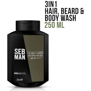 SEB MAN The Multi-Tasker Hair Beard and Body Wash 250ml