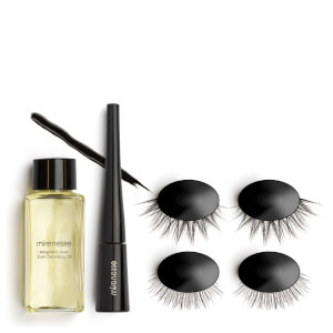 mirenesse Magnomatic Magnetic Eyeliner with Reusable Magnetic Lashes Day and Night Kit - Natural Audrey