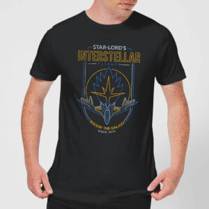 Marvel Guardians Of The Galaxy Interstellar Flights Men's T-Shirt - Black