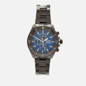 BOSS Hugo Boss Men's Ocean Edition Metal Strap Watch - Rouge Black