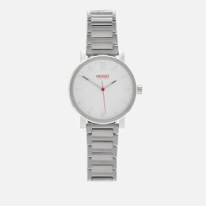 HUGO Men's Rase Metal Strap Watch - Silver