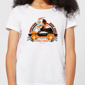 Marvel Ghost Rider Robbie Reyes Racing Women's T-Shirt - White