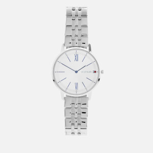 Tommy Hilfiger Men's Cooper Metal Strap Watch - Rou White