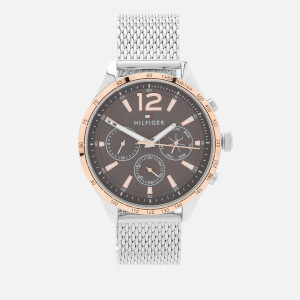 Tommy Hilfiger Men's Gavin Mesh Strap Watch - Rou Grey