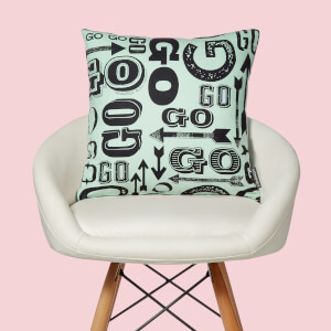 Monopoly Go! Letterpress Square Cushion