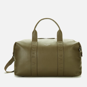 Ted Baker Men's Hungar Debossed Holdall Bag - Olive