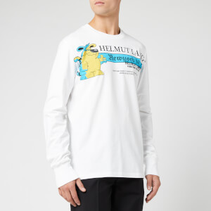 Helmut Lang Men's Pz Radio Long Sleeve T-Shirt - Chalk White