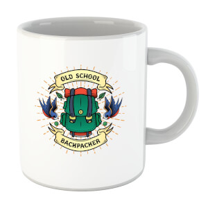 Vintage Old School Backpacker Mug