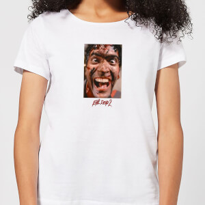 Evil Dead 2 Ash Close-Up Women's T-Shirt - White