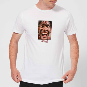 Evil Dead 2 Ash Close-Up Men's T-Shirt - White