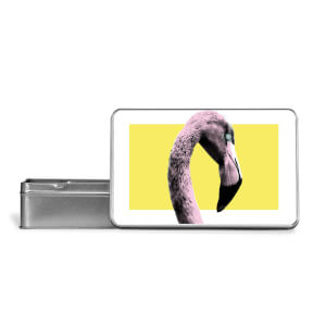 Flamingo Metal Storage Tin