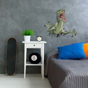 Raptor Jurassic Park Sticker Mural