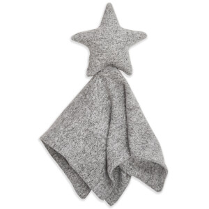aden + anais Snuggle Knit Star Lovey - Heather Grey