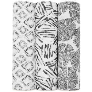 aden + anais Silky Soft Swaddles - In Motion (3 Pack)