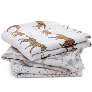aden + anais Muslin Squares - Hear Me Roar (3 Pack)