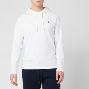 Polo Ralph Lauren Men's Hooded Long Sleeve T-Shirt - White