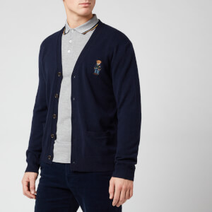 Polo Ralph Lauren Men's Bear Knit Cardigan - Hunter Navy
