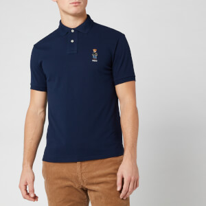 custom fit bear mesh polo