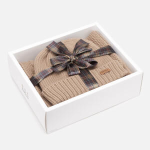 barbour hat and gloves set