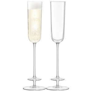 LSA Champagne Theatre Champagne Flute - 130ml (Set of 2)