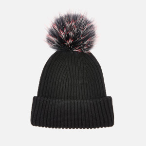 BKLYN Women's Oversized Hat - Black-Cherry