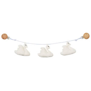 Cam Cam Swan Pram Chain - Off White