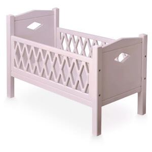 Cam Cam Harlequin Doll's Bed - Blossom Pink