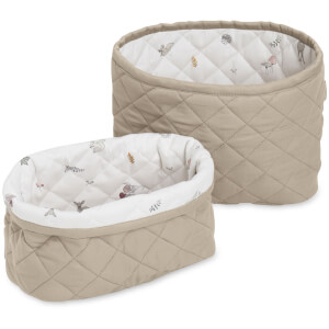 Cam Cam Quilted Storage Baskets - Hazel (Set of 2)