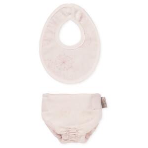 Cam Cam Doll's Bib and Diaper - Dandelion Rose