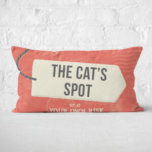 The Cat's Spot Rectangular Cushion