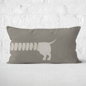 Long Sausage Dog Back Legs Rectangular Cushion