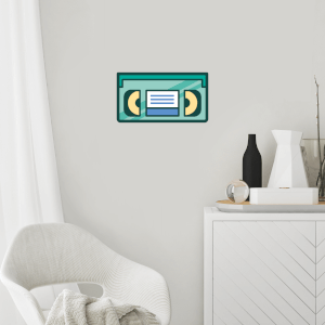 VHS Wall Art Sticker