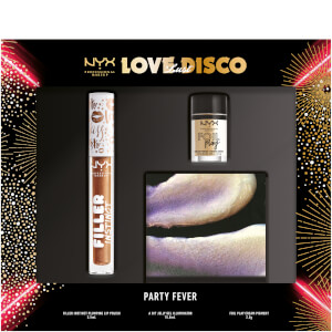 NYX Professional Makeup Party Fever Sachet Glow and Sparkle Christmas Gift Set