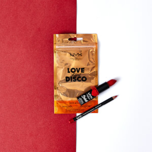 NYX Professional Makeup Disco Mix Lip Kits - Spicy Red Matte Lip Christmas Gift Set
