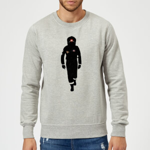 2001: A Space Odyssey Space In Suit Sweatshirt - Grey