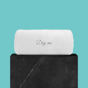 Dry Me Embroidered Hand Towel