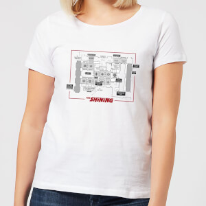 The Shining Floor Plan Women's T-Shirt - White
