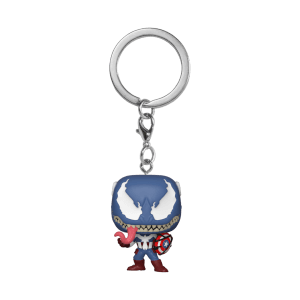Marvel Venom Captain America Pop! Keychain
