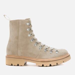 Grenson Men's Brady Suede Hiking Style Boots - Pearl