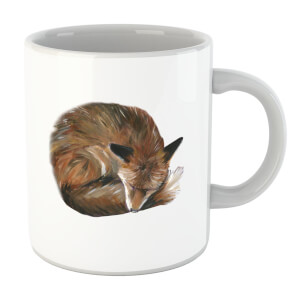 Curled Up Fox Mug