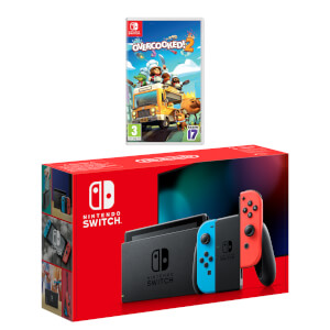 Nintendo Switch (Neon Blue/Neon Red) Overcooked! 2 Pack