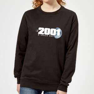 2001: A Space Odyssey 2001 Space Logo Women's Sweatshirt - Black