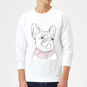 Frenchie Sweatshirt - White