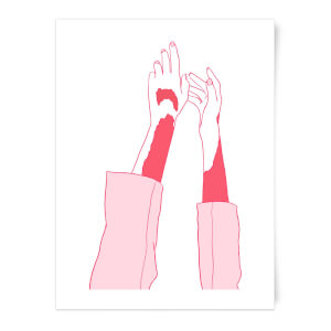 Hands In The Air Art Print